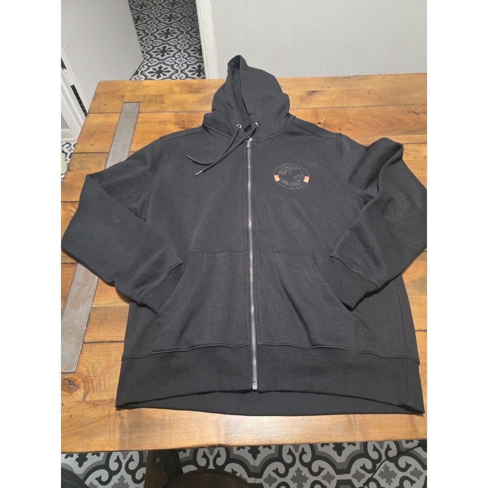 Ballard Jiu Jitsu Full Zip Hoodie Mens Large Black Kraken Octopus Martial Arts